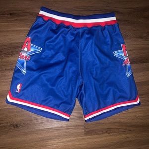 Authentic Mitchell and Ness All-Star shorts